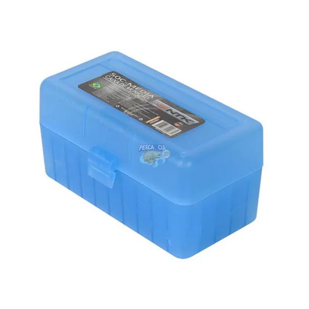 Caixa De Munição 50c Grande Azul -NTK