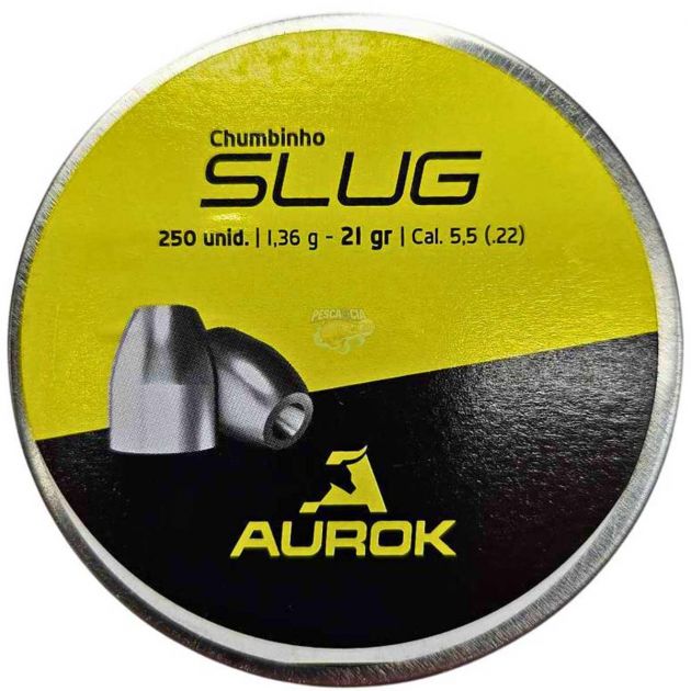 Chumbinho Aurok Slug 21gr 5.5mm 250un