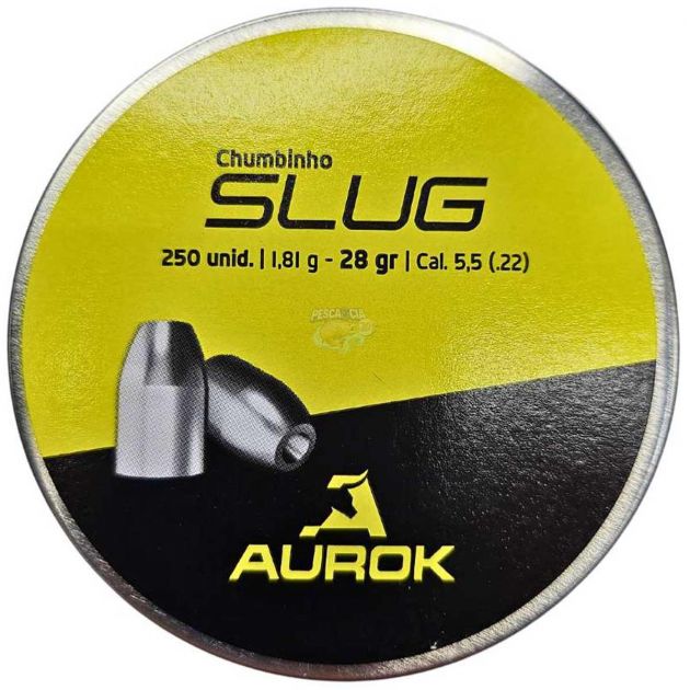 Chumbinho Aurok Slug 28gr 5.5mm 250un