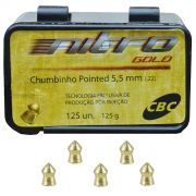 Chumbinho CBC Nitro Gold Pointed Cal. 5,5mm 125un