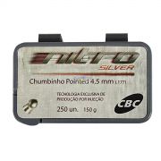 Chumbinho CBC Pointed Nitro Silver  Cal. 4,5mm 250Un