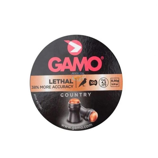 Chumbinho Gamo Lethal 4,5mm - 100 Unidades