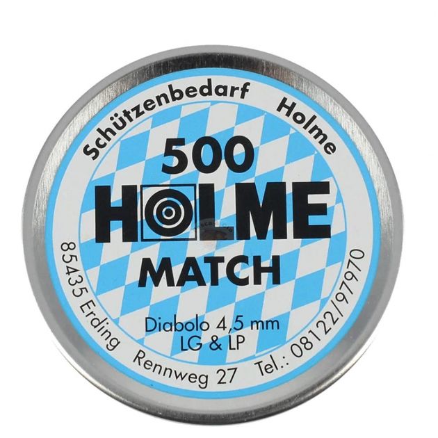 Chumbinho Holme Match Cal. 4,5mm 500 Unidades