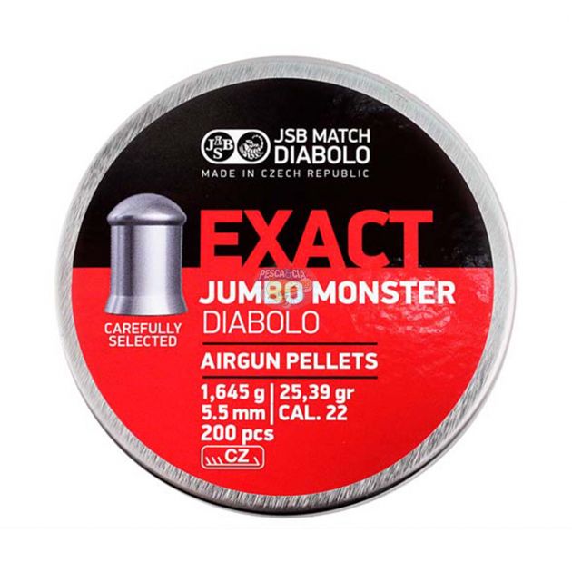 Chumbinho JSB Exact Jumbo Monster Cal. 5,5mm 200Un