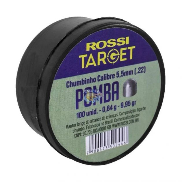 Chumbinho Rossi Target Pomba Cal. 5.5mm - 100un