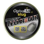 Chumbinho Technogun Ogiva Slug 5.5mm 250 Unidades