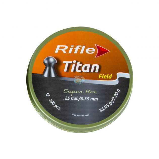 Chumbinho Titan SB 6.35mm 200 unidades - RIFLE