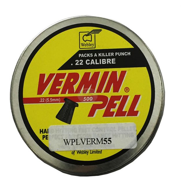 Chumbinho Webley Vermipell Cal. 5.5mm 500uni