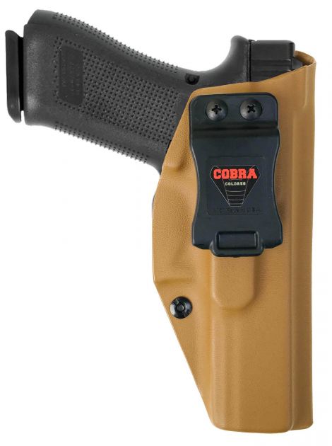 Coldre Cobra Kydex Glock G17 / G22 Areia Destro