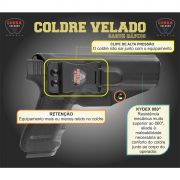 Coldre Cobra Interno Kydex Pistola Taurus 24/7 - Destro