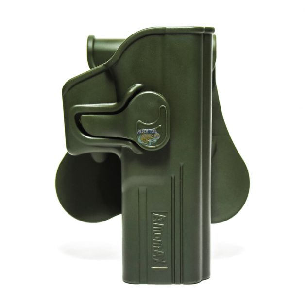 Coldre Externo Destro Glock 17/22/31 Verde - AM-G17G2