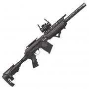 Espingarda Kral Arms XPS Tactical Black Cal.12GA 8 Tiros Oxidada - Cano 18,5"