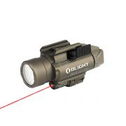 Lanterna Para Pistola Olight Baldr RL C/Laser Vermelho 1120 Lumens - Desert