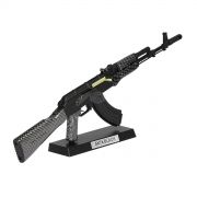 Miniatura de Rifle AK74 Black em Metal 30cm