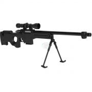 Miniatura de Sniper L96 Black em Metal 30cm