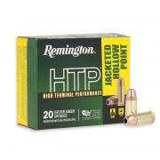 Munição Remington HTP - High Terminal Performance Cal.9mm Luger JHP 147gr - Caixa 20un