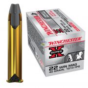 Munição Winchester SUPER X Cal.22WMR JHP 40GR CX/50 Unidades - X22MH