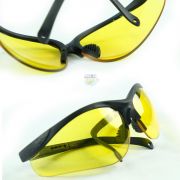 Oculos De Protecao Aurok Amarelo