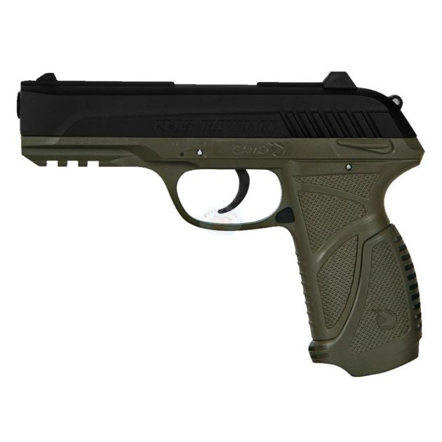 Pistola de Pressão Gamo CO2 PT-85 Blowback Olive Drab Cal. 4,5mm