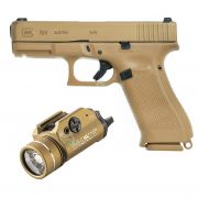 Pistola Glock G19X Cal.9mm 17 Tiros C/ Lanterna Streamlight TLR1-H - Cano 4.02"
