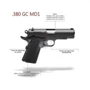 Pistola Imbel MD1 Cal. .380ACP Oxidada 