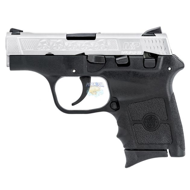 Pistola Smith & Wesson M&P BODYGUARD ENGRAVED Cal. .380ACP 06 Tiros - Cano 2.75"