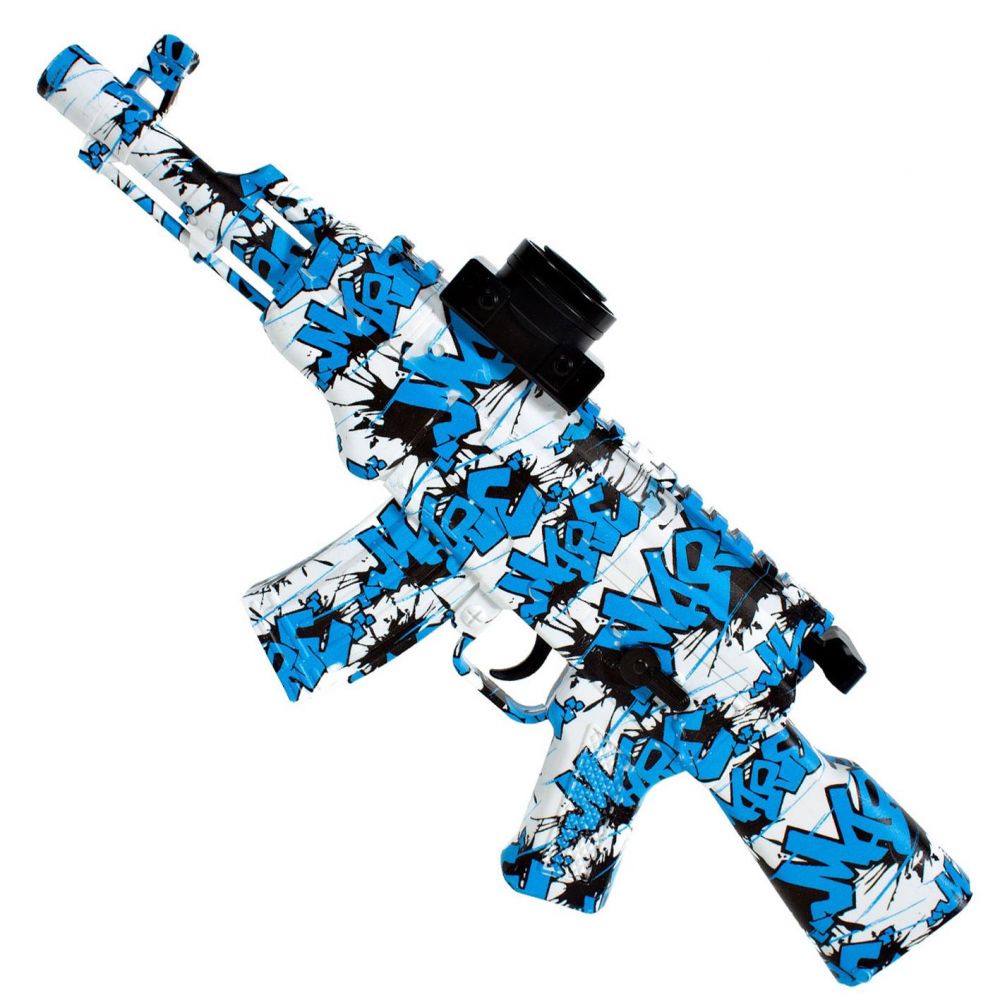Rifle Elétrico AKM de Gel Orbeez - Leão (Cam Azul)