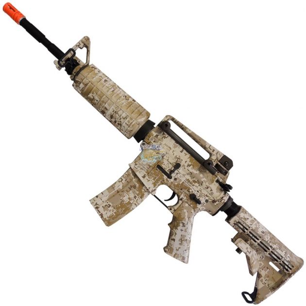 Rifle de Airsoft King Arms M4A1 Navy Seals Desert Digital DD6mm - FULL METAL