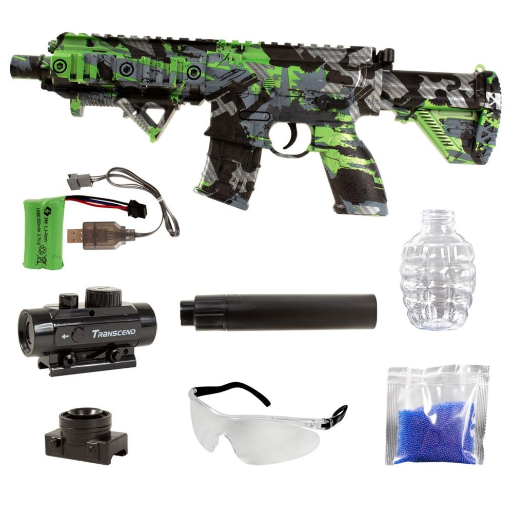 Gel Blaster Rifle AKM Elétrico de Bolinhas de GEL Orbeez - Airsoft